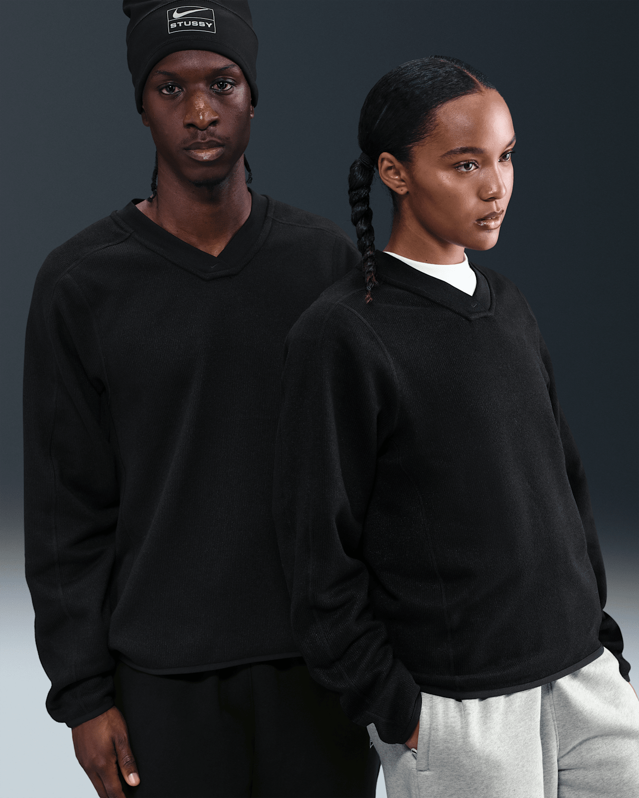 Mサイズ Nike x Stüssy サーマル プルオーバー